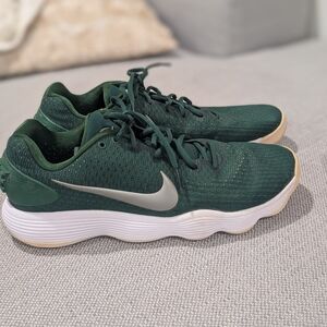 Nike Green Sneakers with Metallic Accent